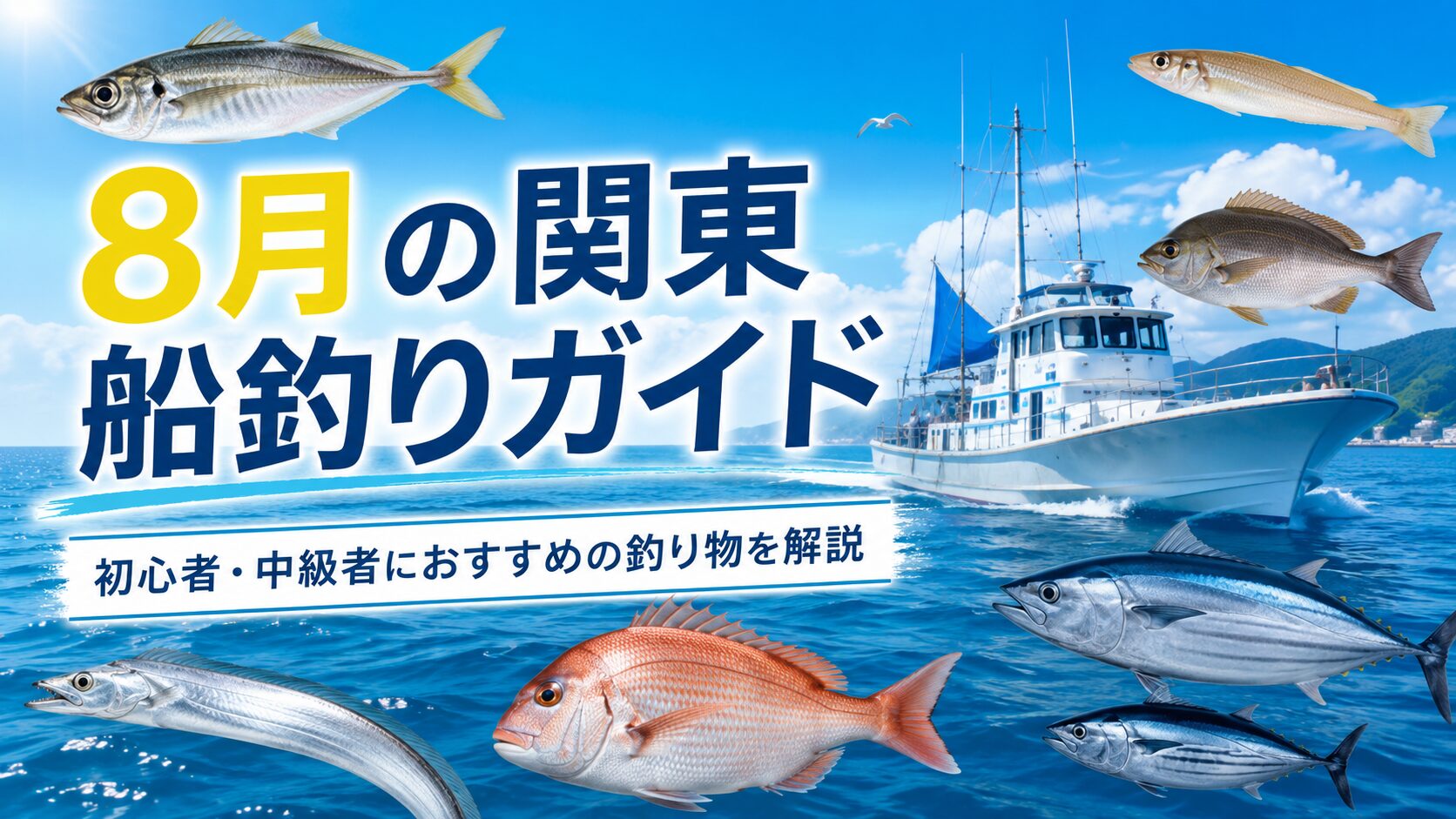 【2026年版】8月の関東船釣りおすすめ6選