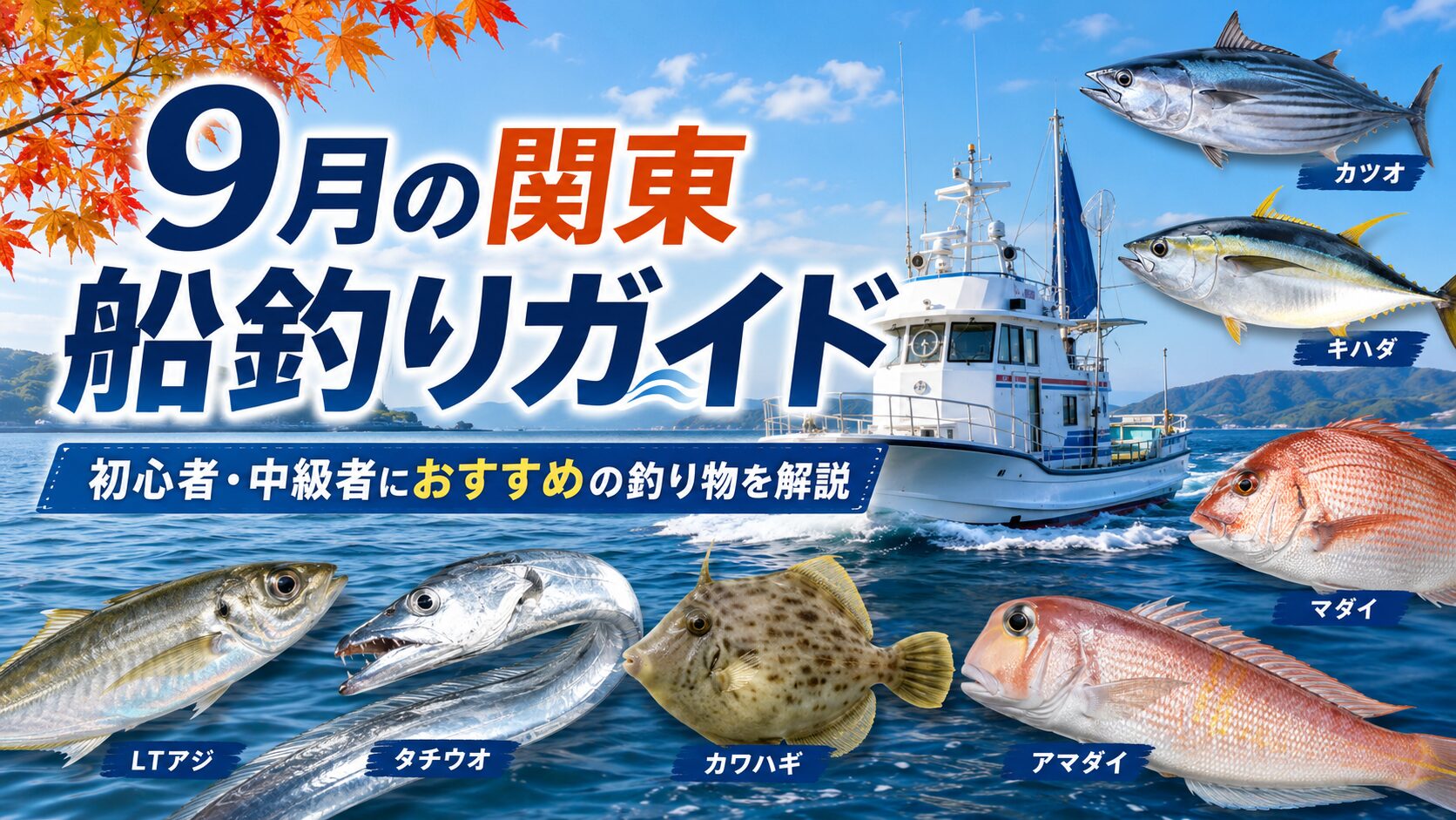 【2026年版】9月の関東船釣りおすすめ7選