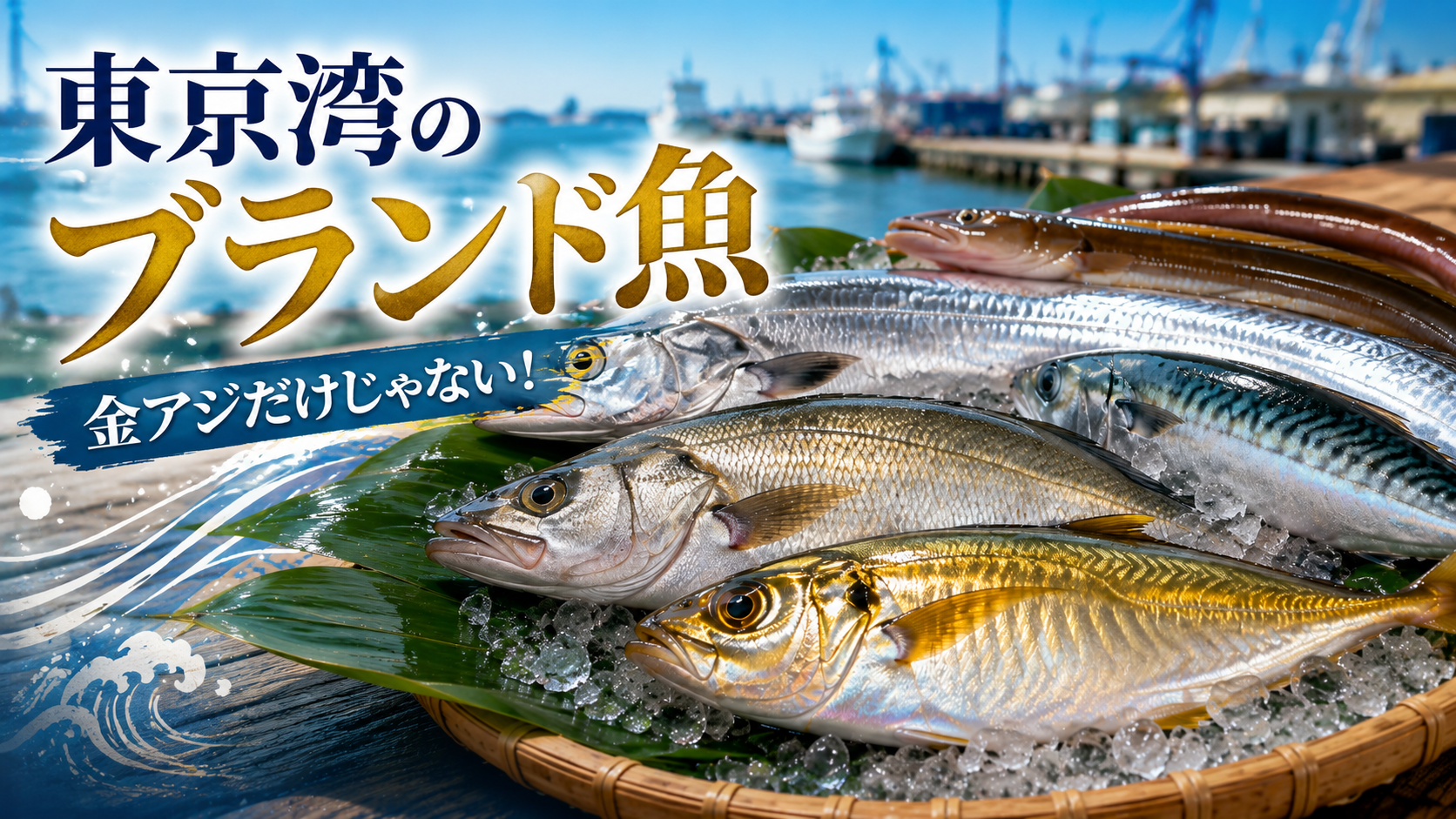 金アジだけじゃない！東京湾のブランド魚5選｜旬・産地・おすすめの食べ方